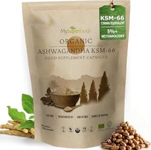 MySuperfoods Organic Ashwagandha KSM-66 7200mg