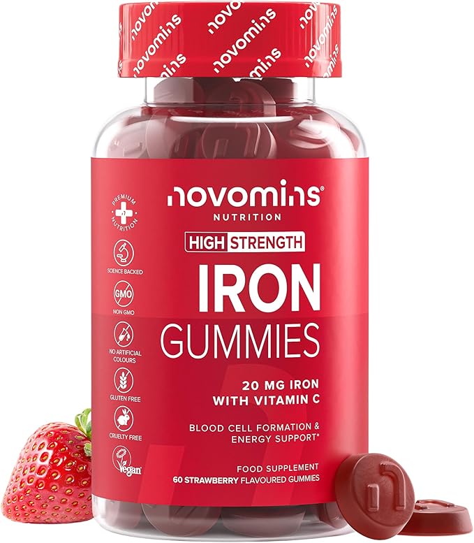 Novomins Iron Gummies 20 mg