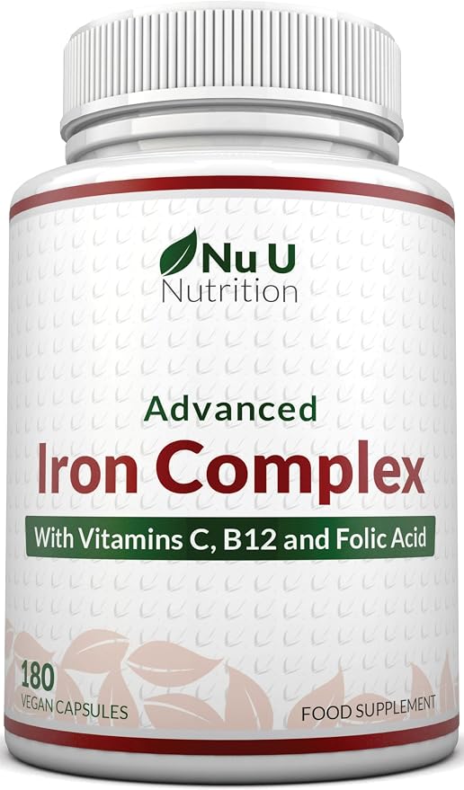 Nu U Nutrition Iron Complex 14 mg