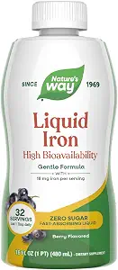Nature’s Way Liquid Iron 18 mg