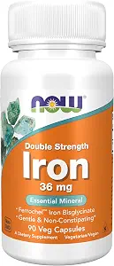 NOW Iron Double Strength 36 mg