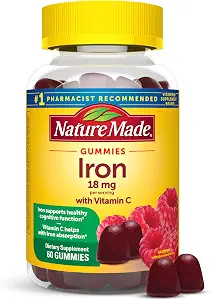 Nature Made Iron + Vitamin C Gummies 18 mg