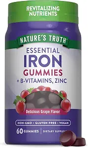 Nature’s Truth Iron Gummies 18 mg