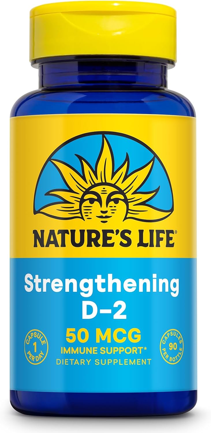 Nature’s Life Vitamin D2 2000 IU, 90 Vegetarian Capsules