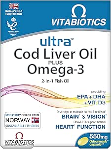 Vitabiotics Ultra Cod Liver Oil + Omega-3