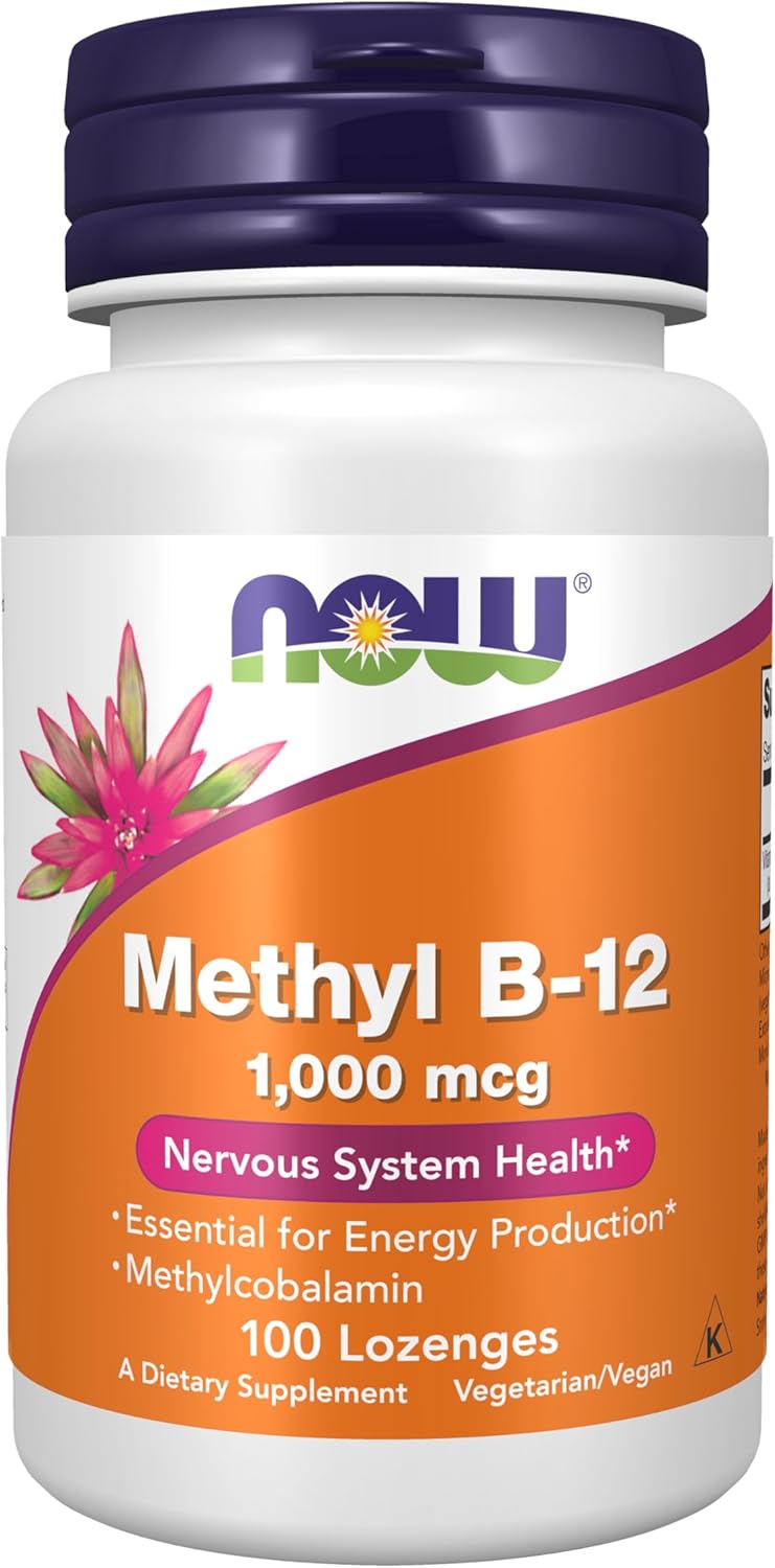 NOW Supplements, Methyl B-12 1000 mcg, 100 Lozenges
