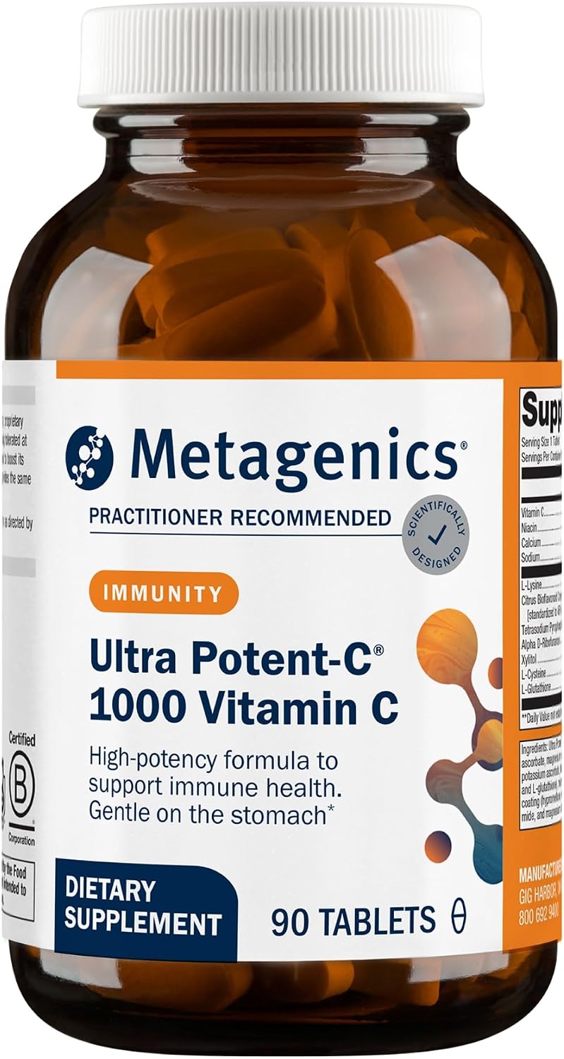 Metagenics Ultra Potent-C 1000, Antioxidant Immune Support, 90 Tablets
