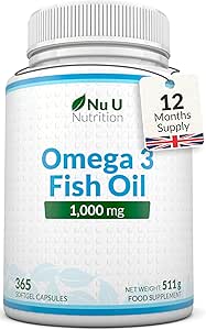 Nu U Nutrition Fish Oil 1000 mg
