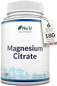 Nu U Nutrition Magnesium Citrate 200 mg
