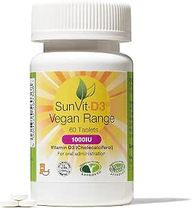 SunVit-D3 Vegan Vitamin D3 1000 IU