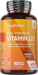 WeightWorld Vitamin D3 4000 IU