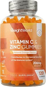 WeightWorld Vitamin C + Zinc 6mg Gummies