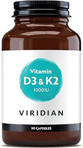 Viridian Vitamin D3 1000 IU + K2