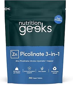 Nutrition Geeks Zinc Complex 25mg